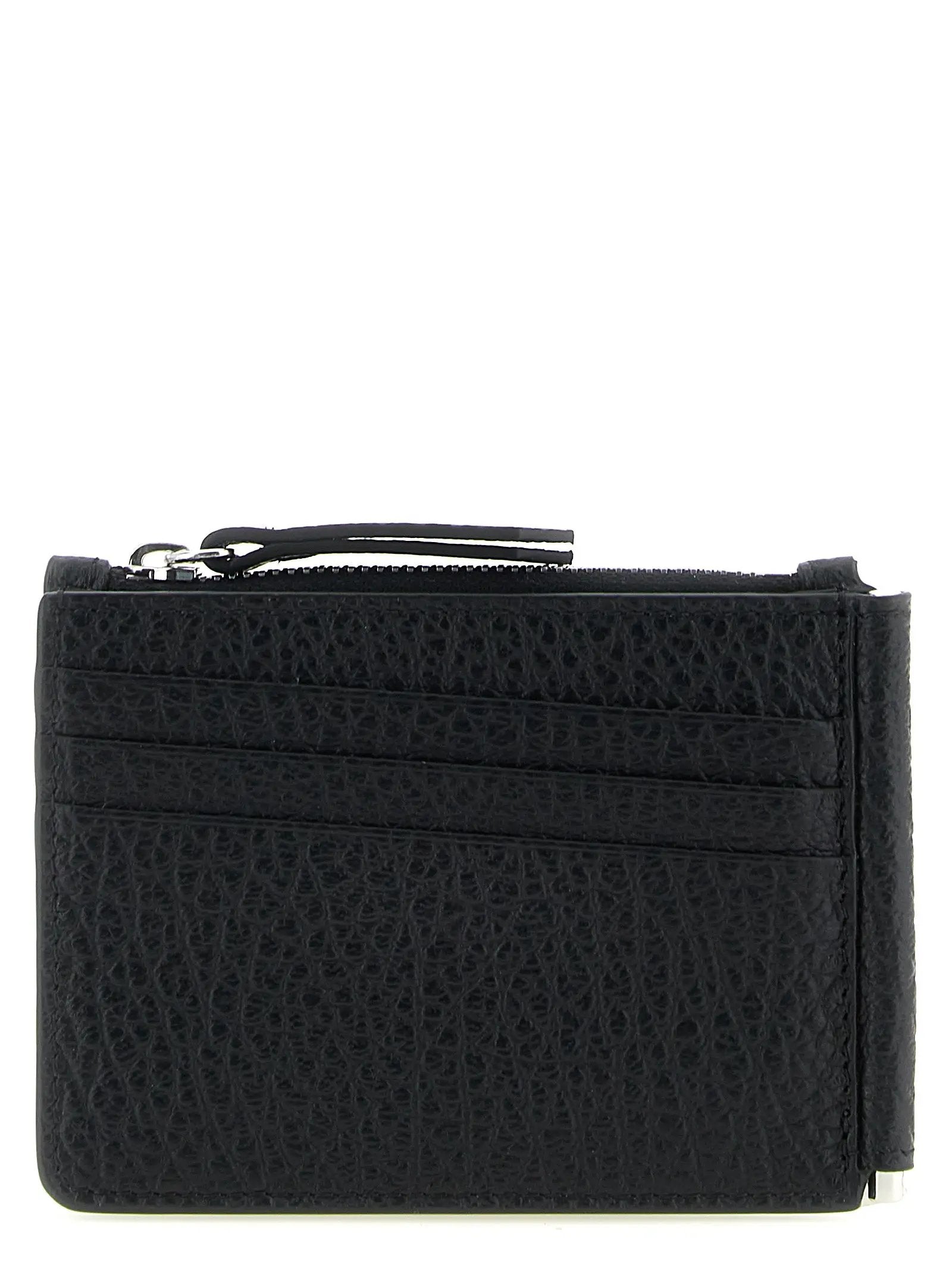 Maison Margiela Black Calfskin Leather Wallet