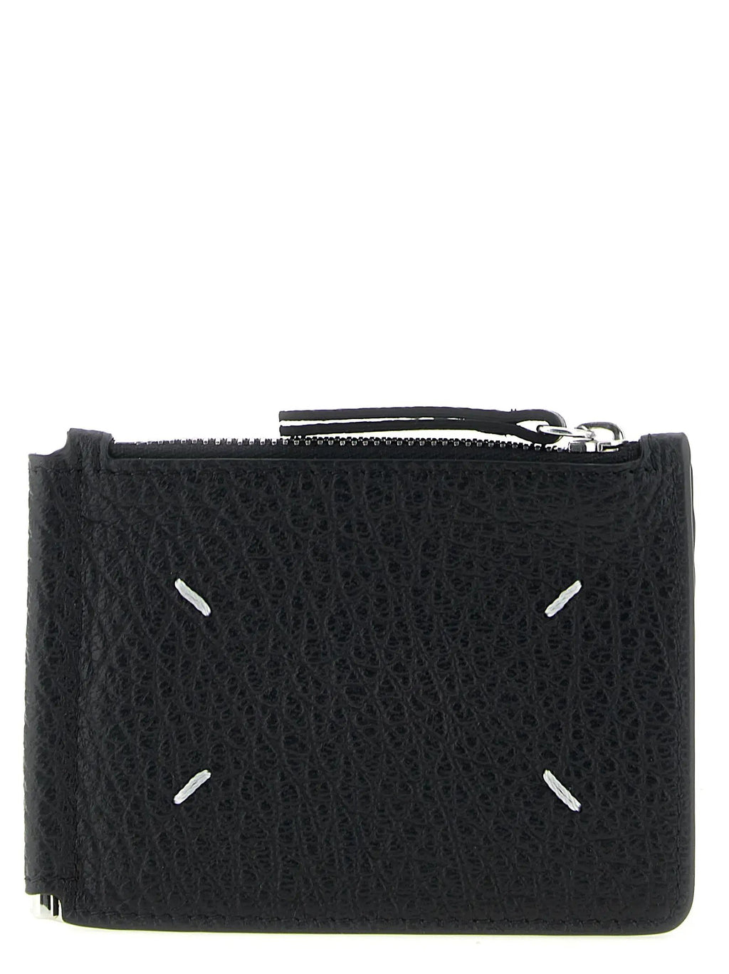 Maison Margiela Black Calfskin Leather Wallet