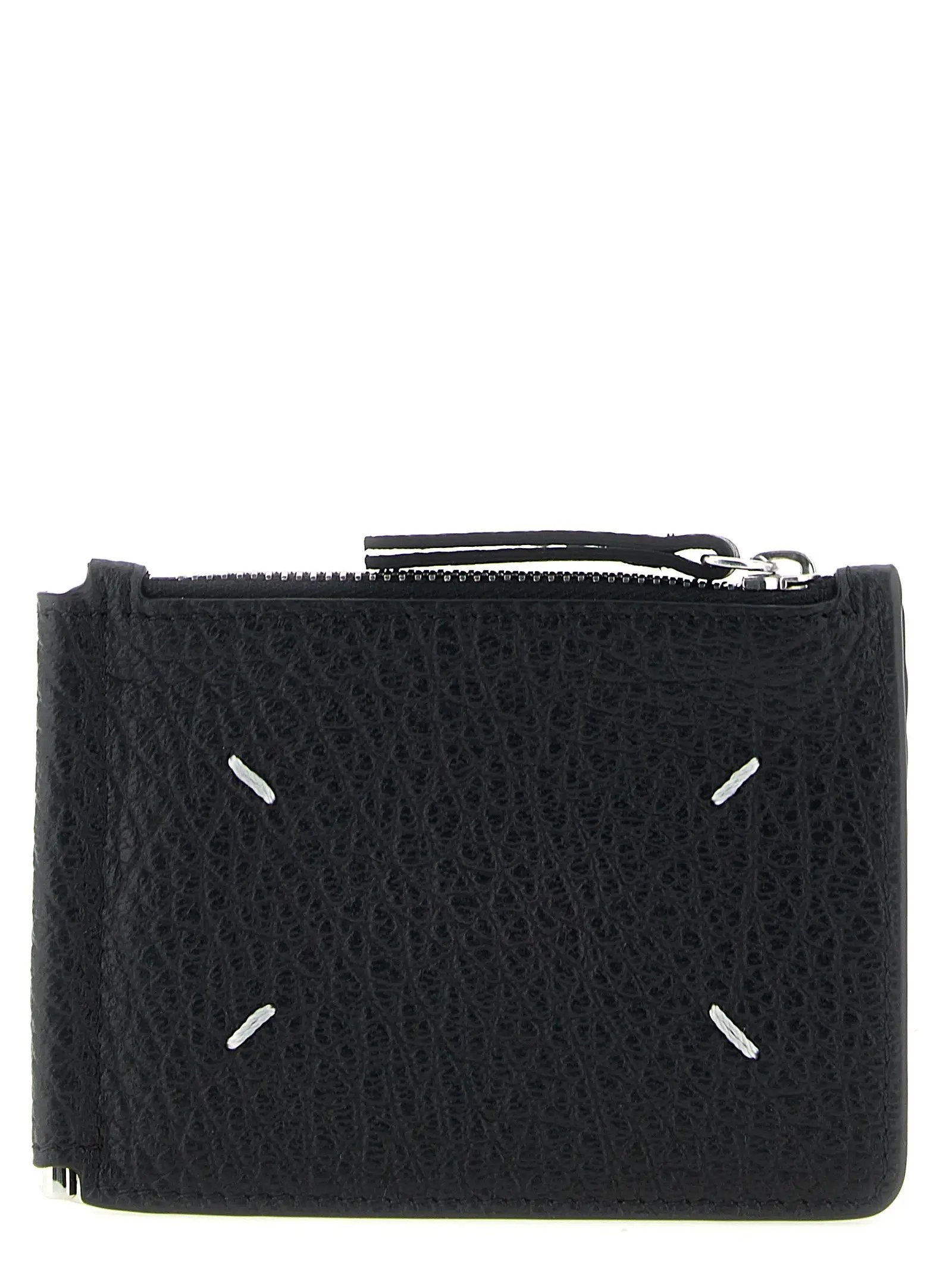 Maison Margiela Black Calfskin Leather Wallet