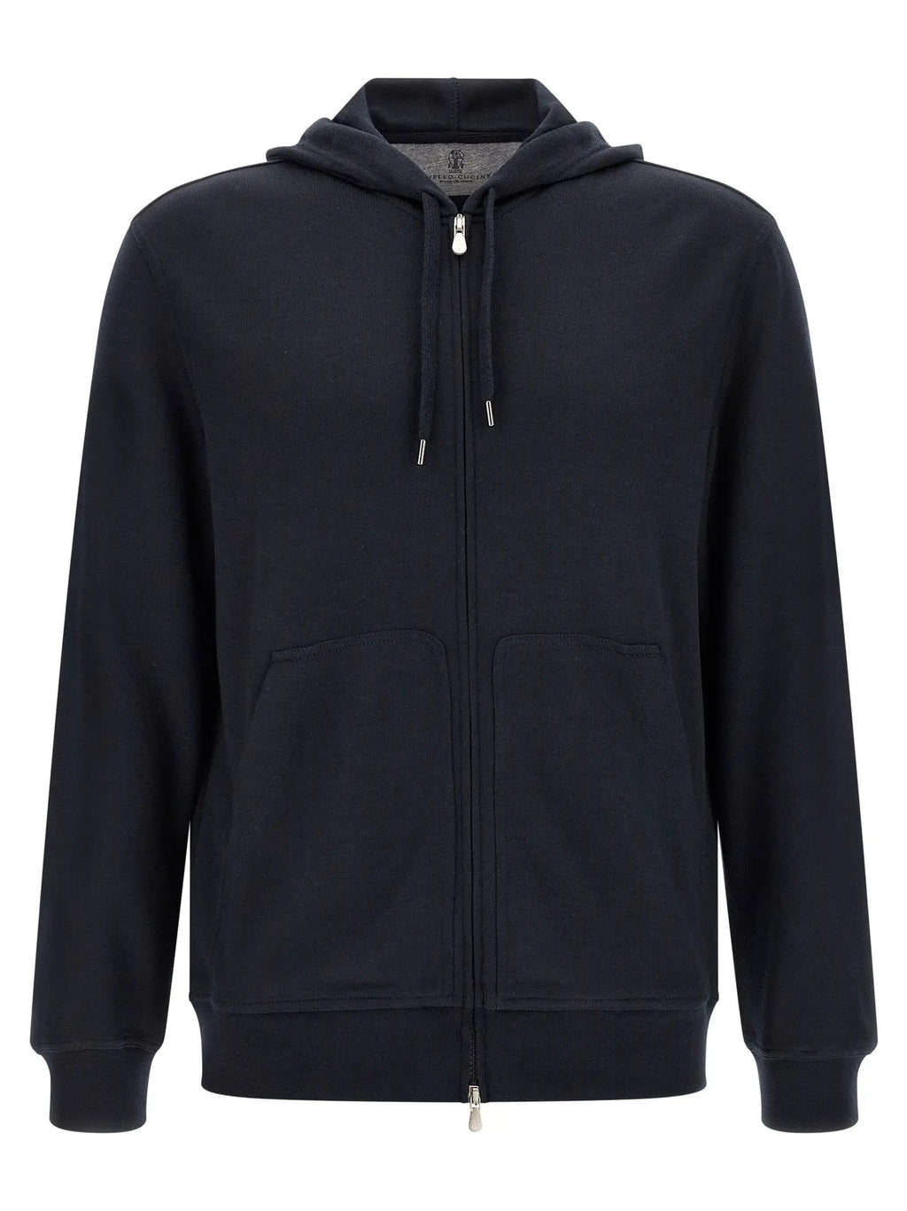 Brunello Cucinelli Blue Cashmere Sweatshirt