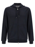 Brunello Cucinelli Blue Cashmere Sweatshirt