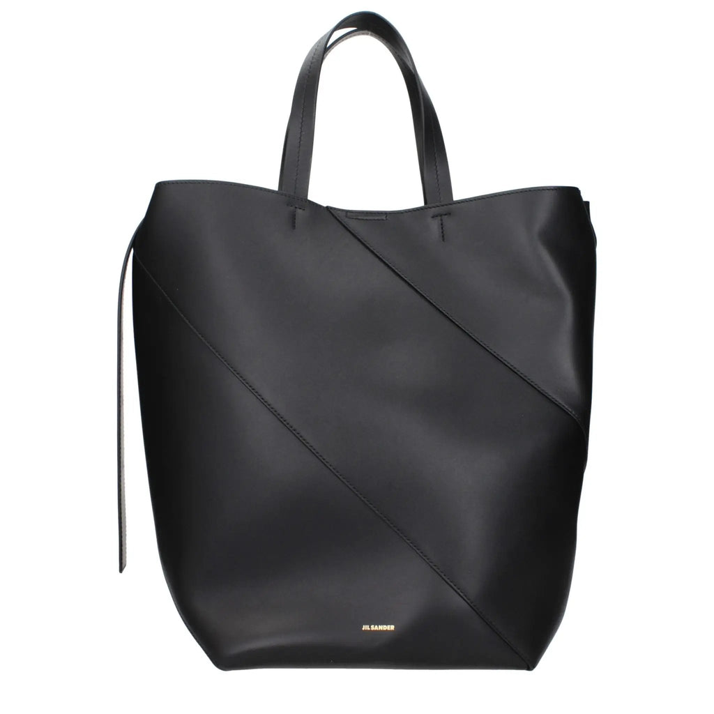Jil Sander Black Leather Crossbody Bag
