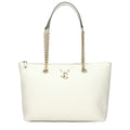 Jimmy Choo White Leather Shoulder Bag