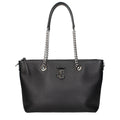 Jimmy Choo Black Leather Shoulder Bag