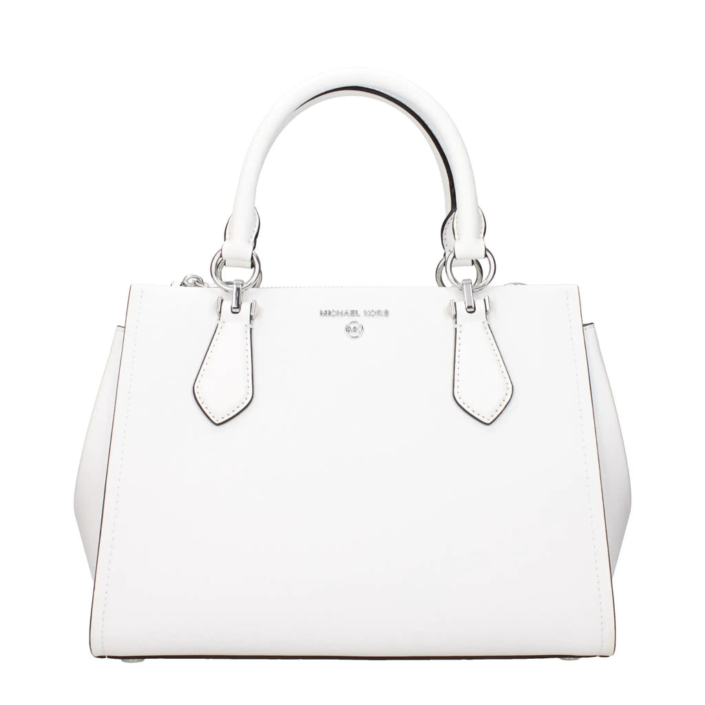 Michael Kors White Leather Handbag