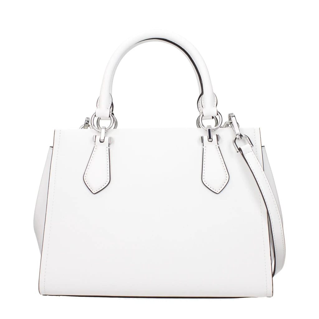 Michael Kors White Leather Handbag