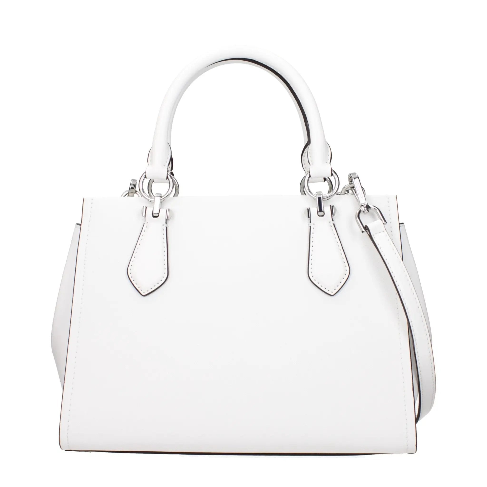 Michael Kors White Leather Handbag