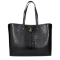 Jimmy Choo Black Leather Shoulder Bag