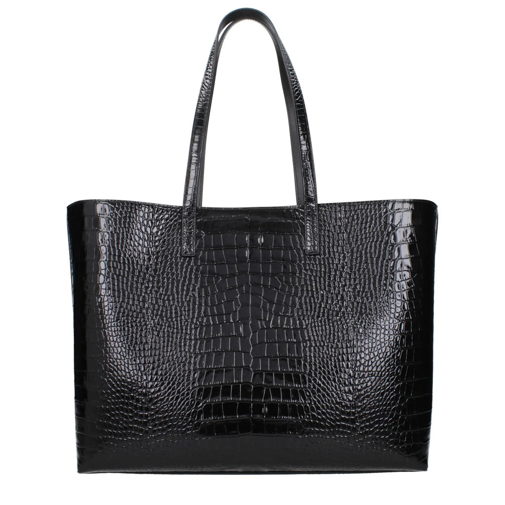 Jimmy Choo Black Leather Shoulder Bag