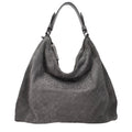 Jimmy Choo Gray Leather Shoulder Bag
