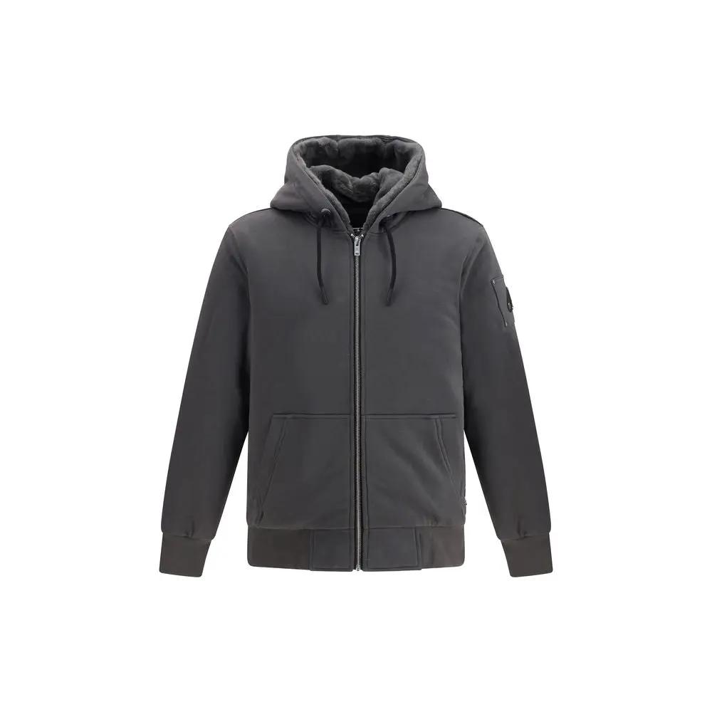 Moose Knuckles Gray Polyester Sweatshirt