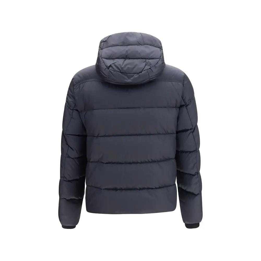 MooRER Blue Polyamide Full-Length Jacket