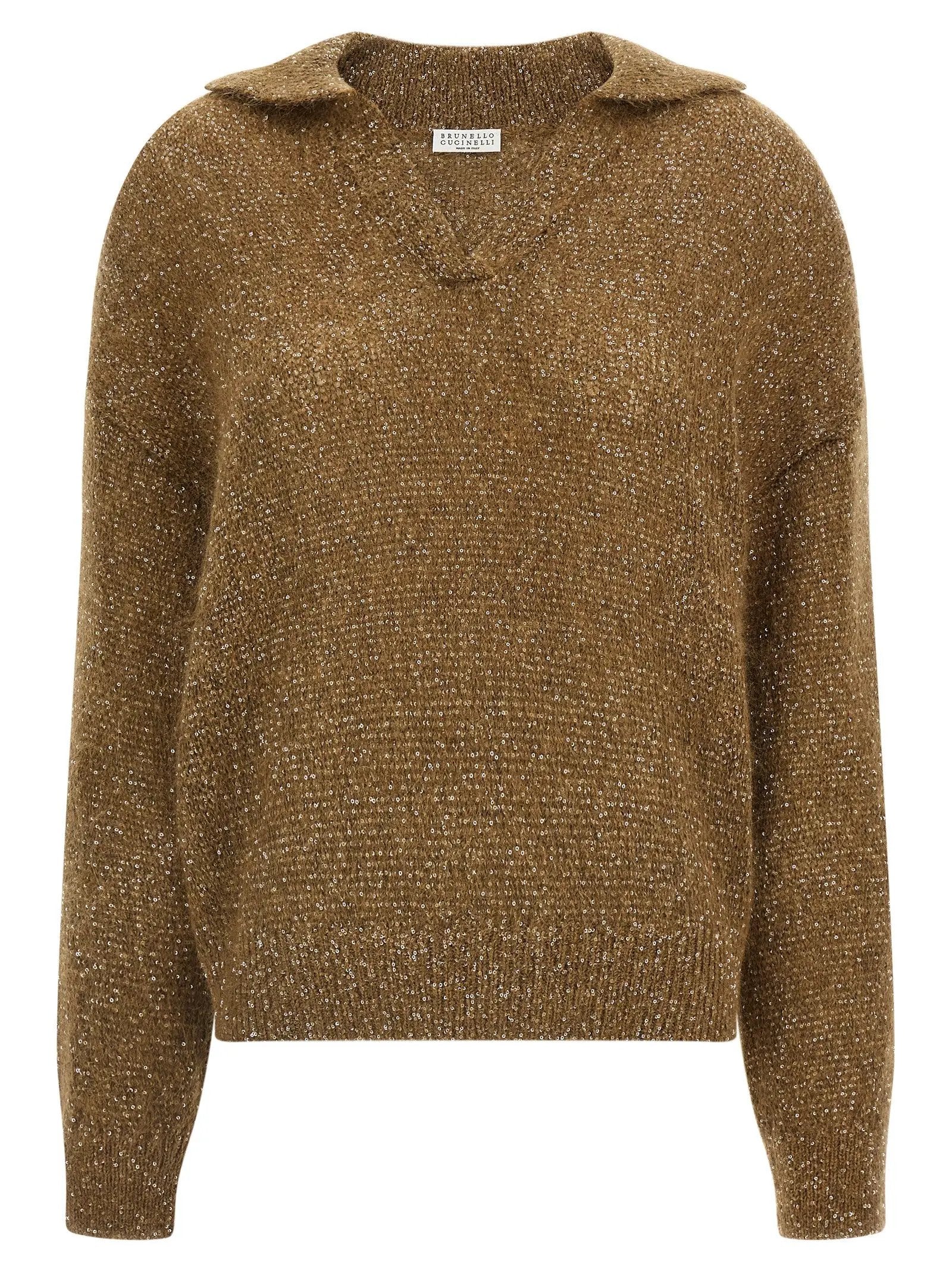 Brunello Cucinelli Brown Polyamide Polo Shirt