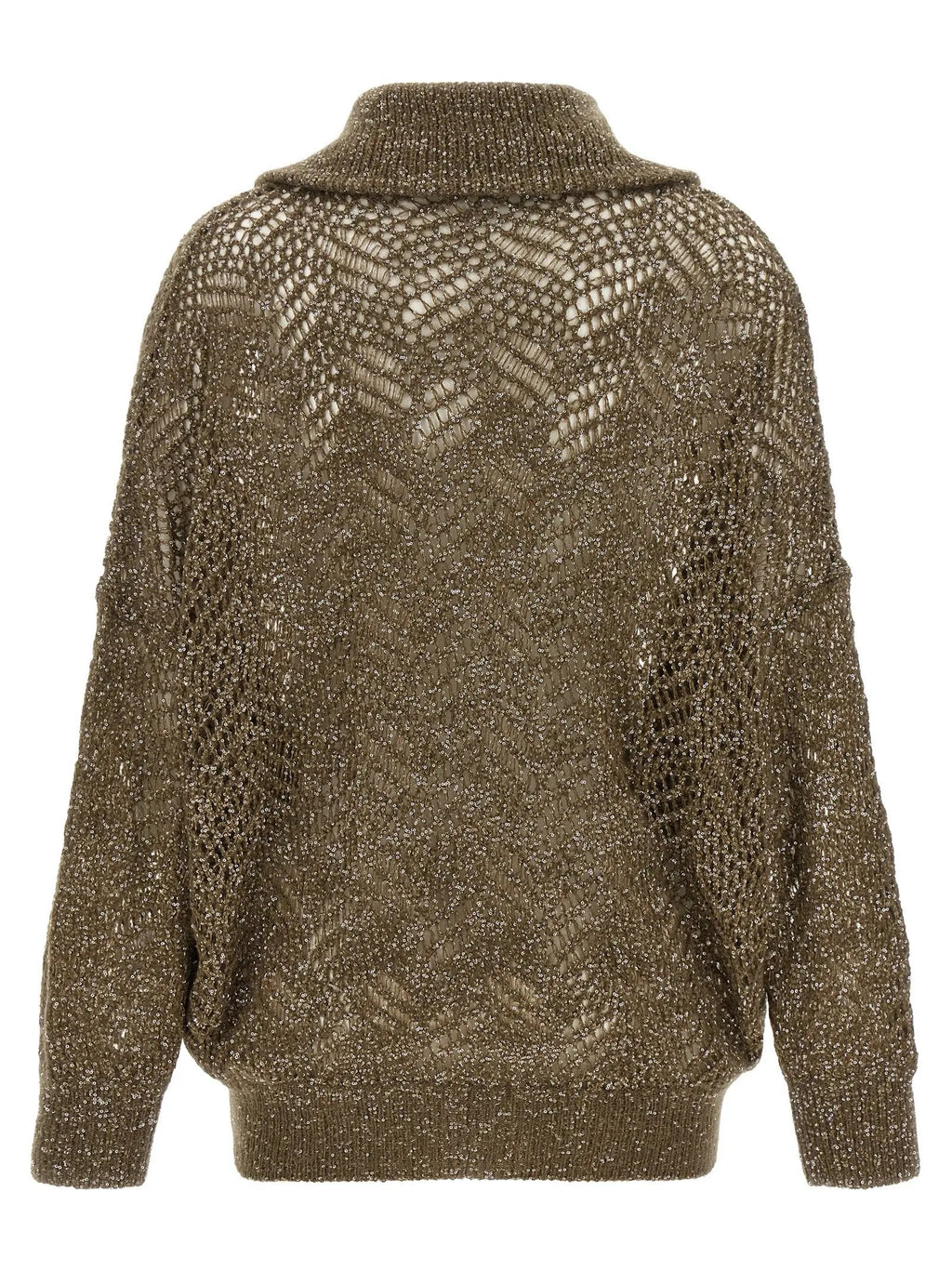 Brunello Cucinelli Brown Polyamide Cardigan