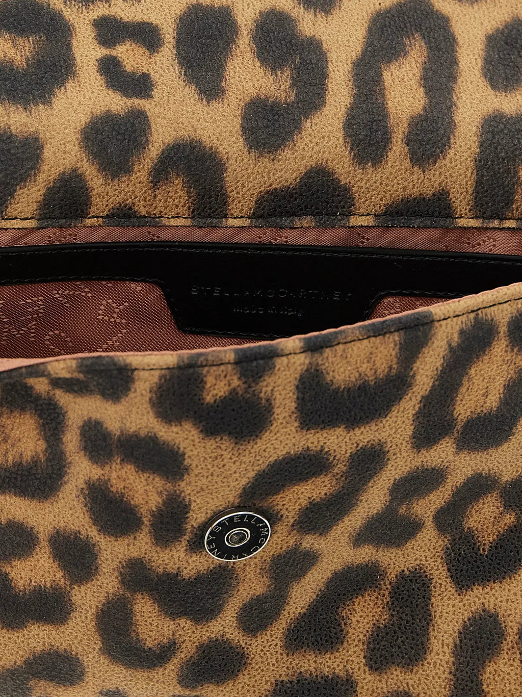 Stella McCartney Brown Polyester Clutch Bag