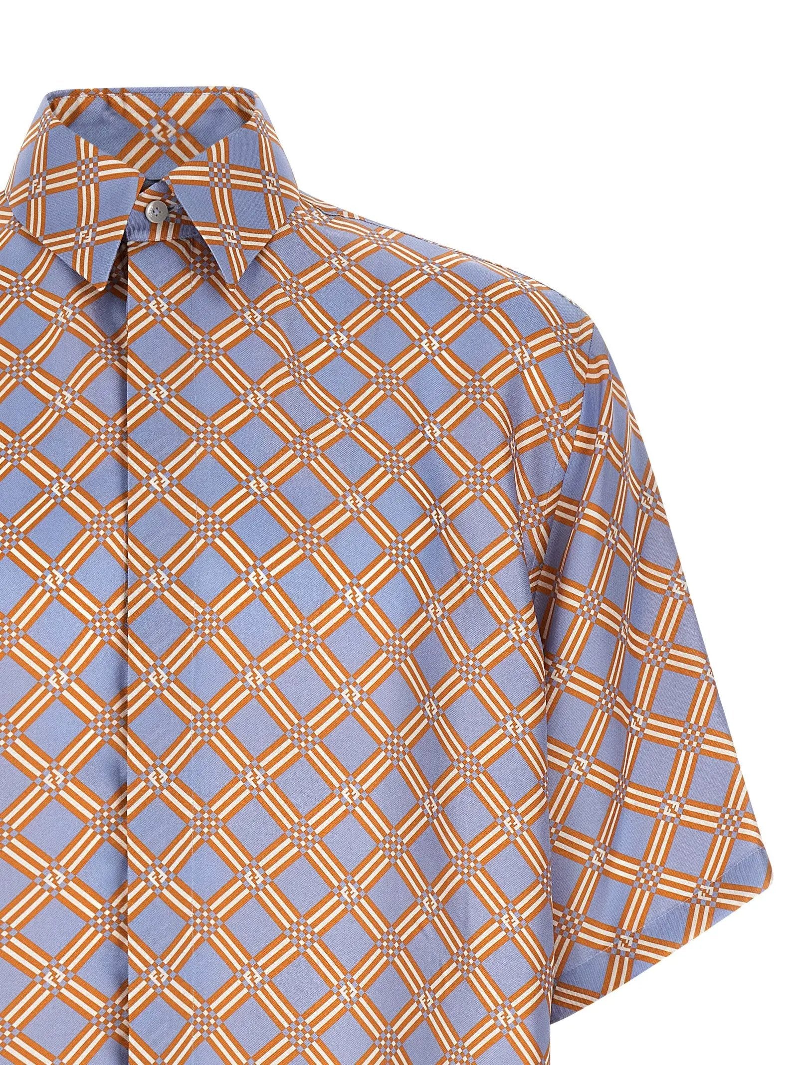 Fendi Multicolor Silk Blouse