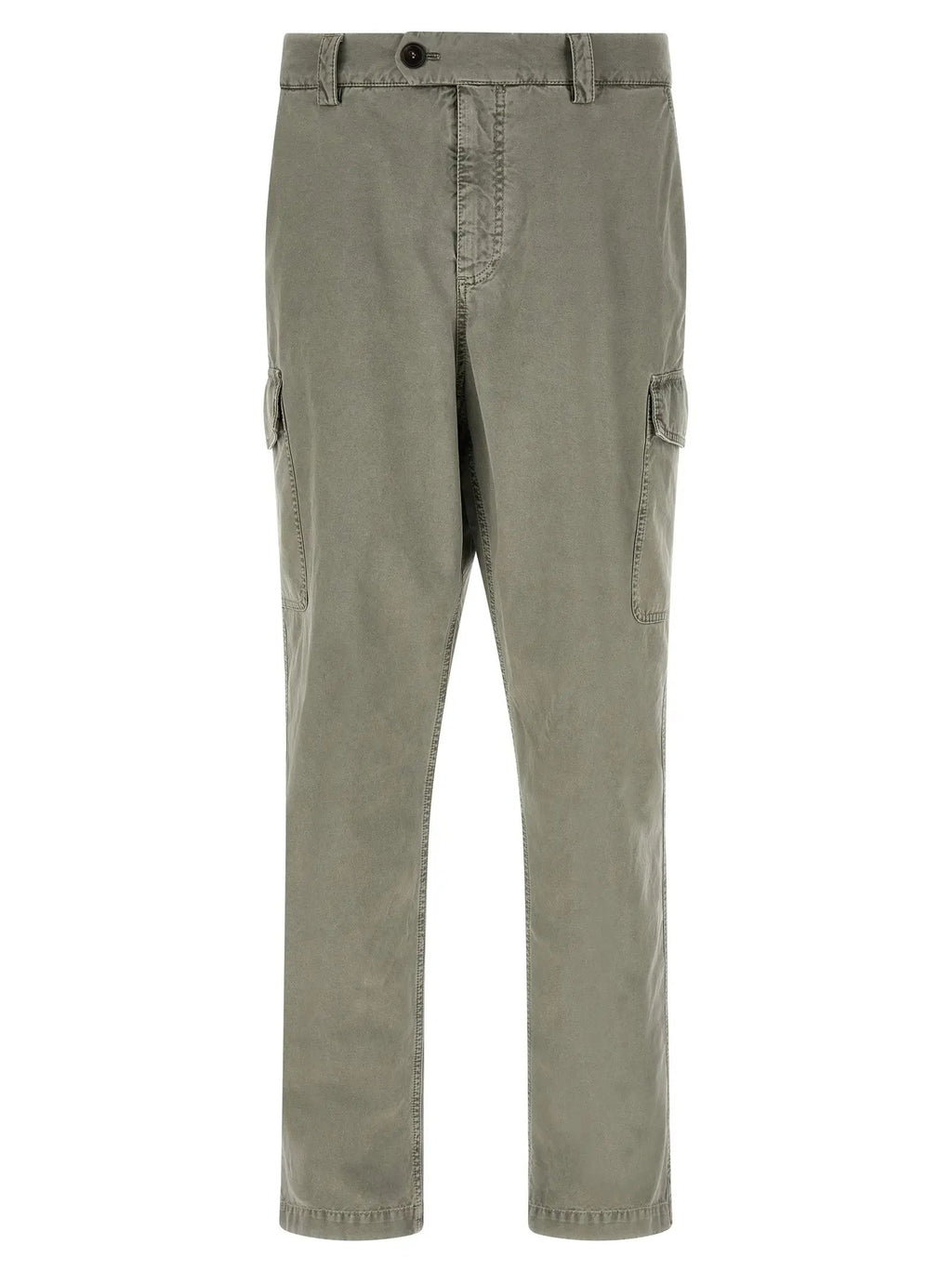 Brunello Cucinelli Bicolor Cotton Cargo Pants
