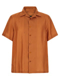Fendi Orange Silk Blouse