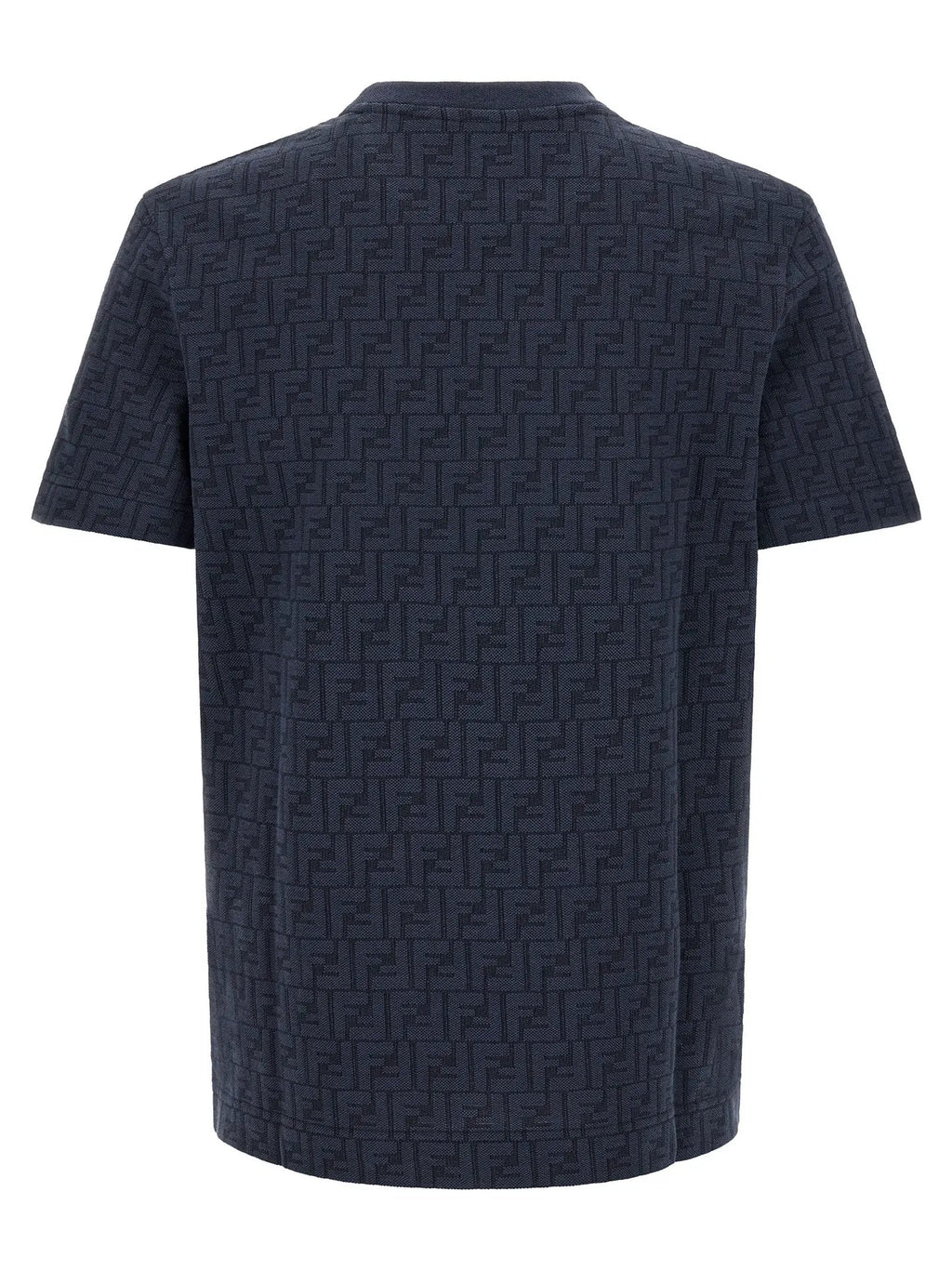 Fendi Blue Cotton T-Shirt