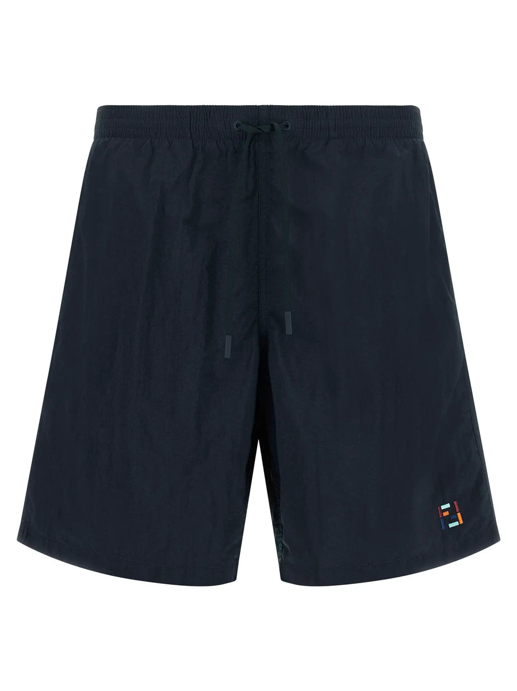 Fendi Blue Polyamide Swim Shorts