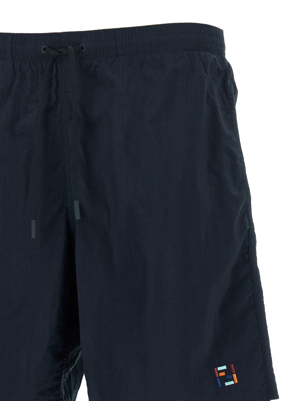 Fendi Blue Polyamide Swim Shorts