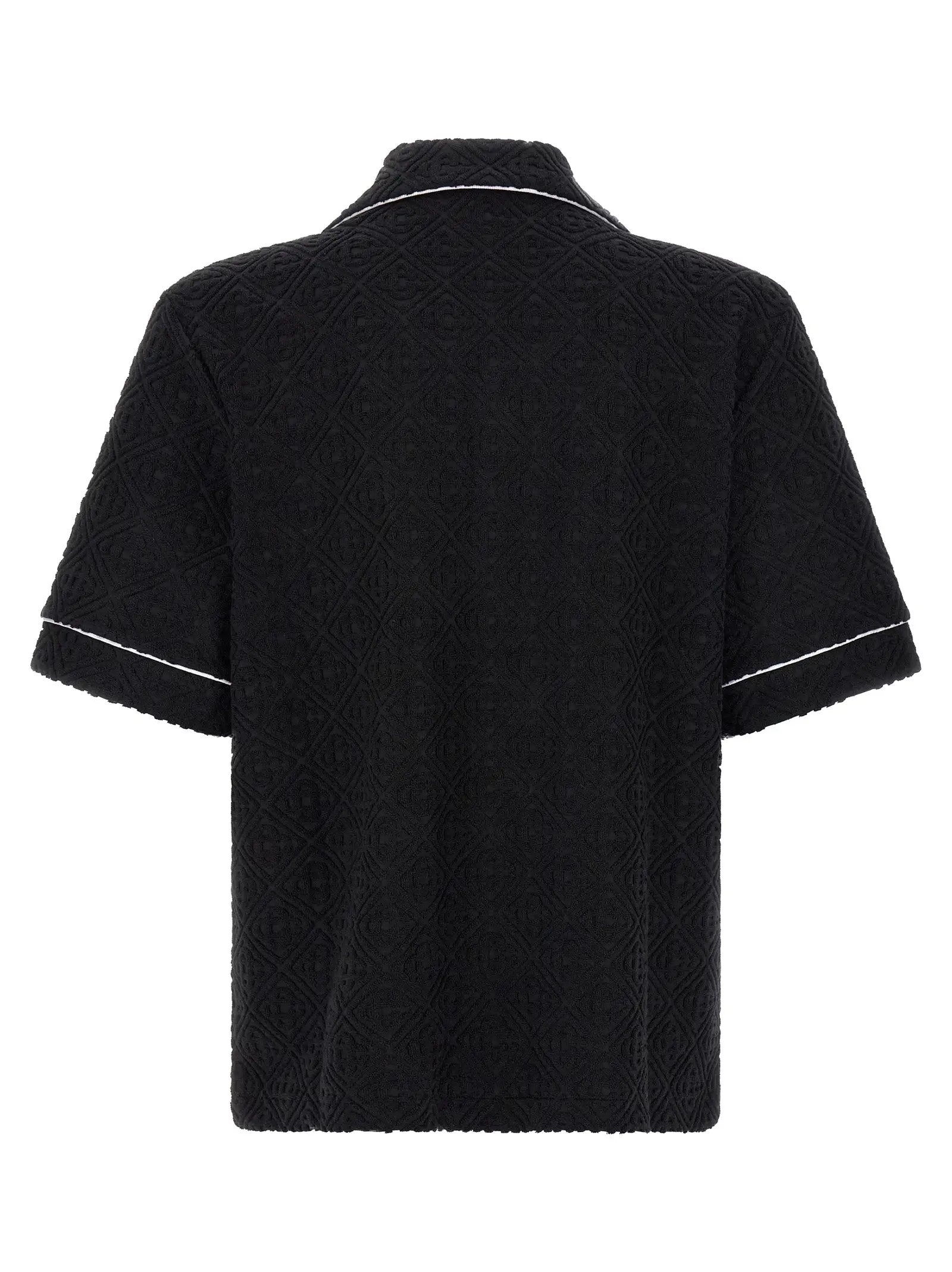 Casablanca Black Cotton Pattern Shirt