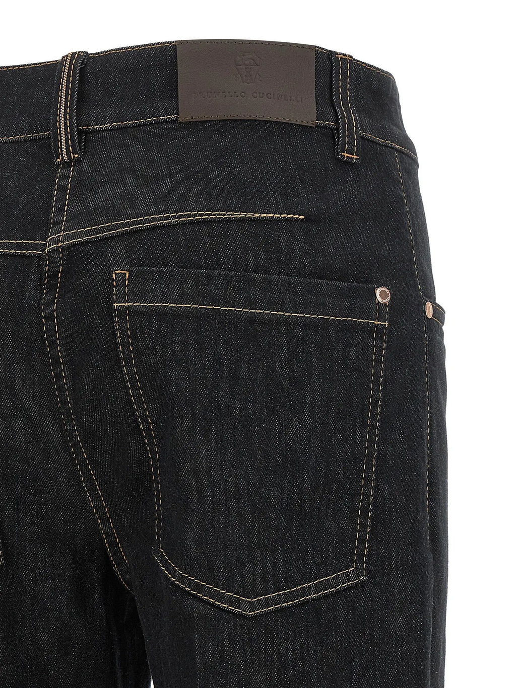 Brunello Cucinelli Blue Cotton Flared Jeans