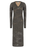 Brunello Cucinelli Gray Nylon Casual Dress