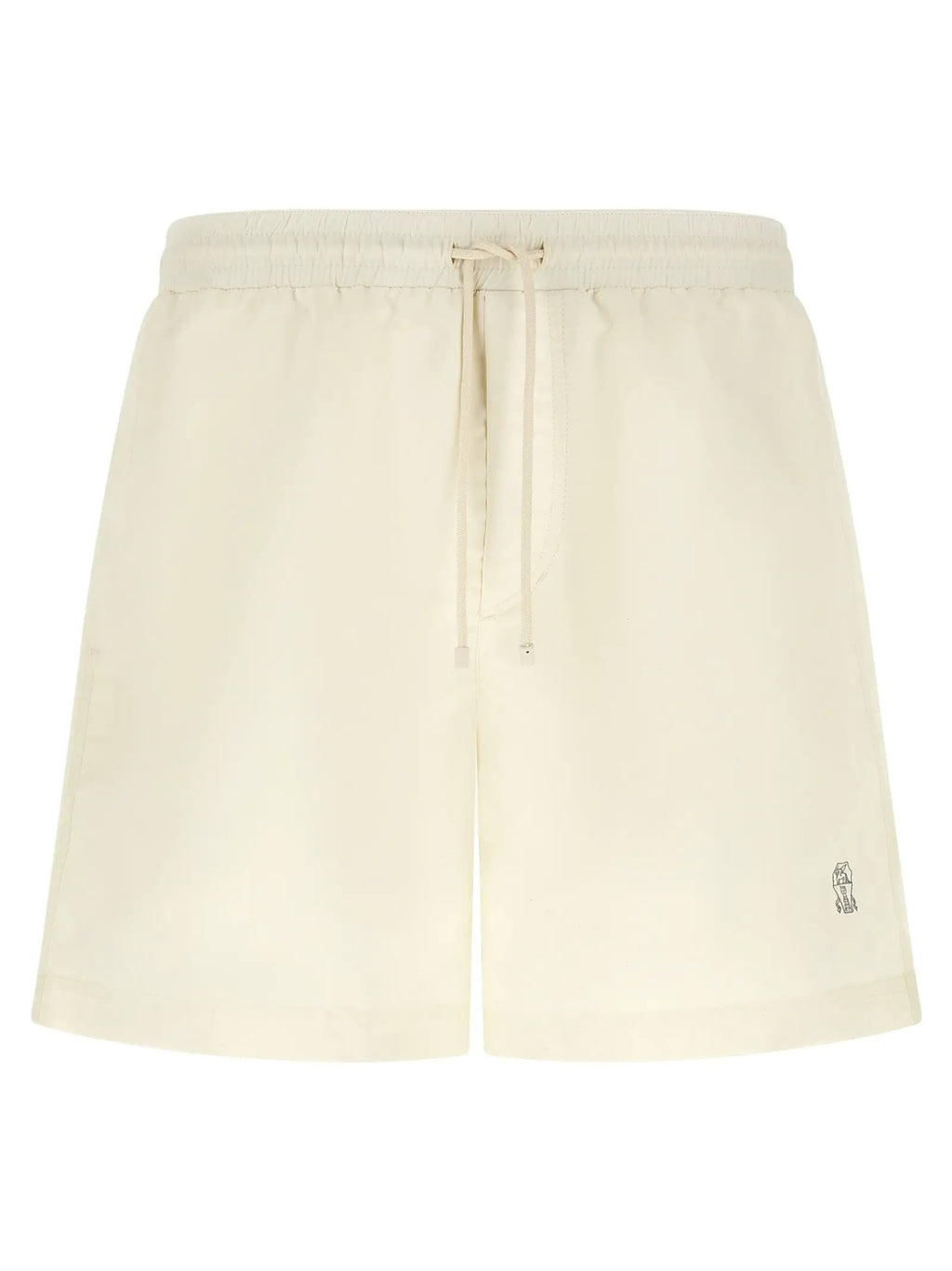 Brunello Cucinelli White Polyester Swim Shorts