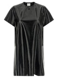 Courrèges Black Viscose Short Dress