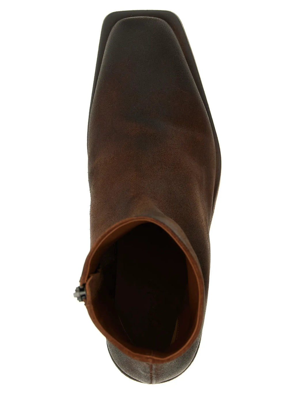 Marsell Brown Calfskin Ankle Boots