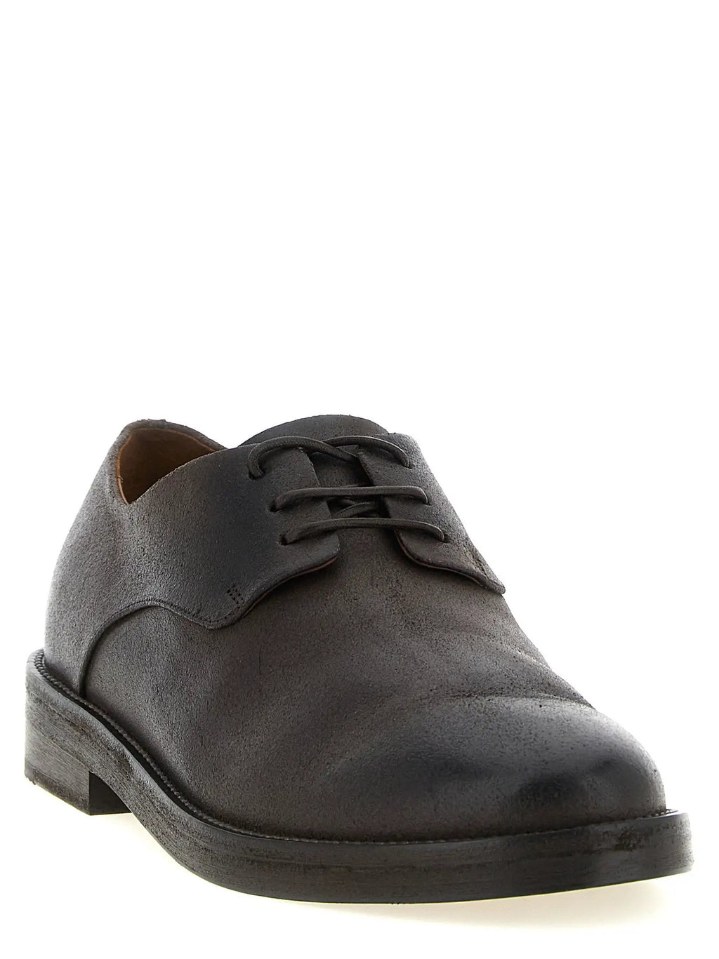 Marsell Brown Calfskin Oxfords And Derbies