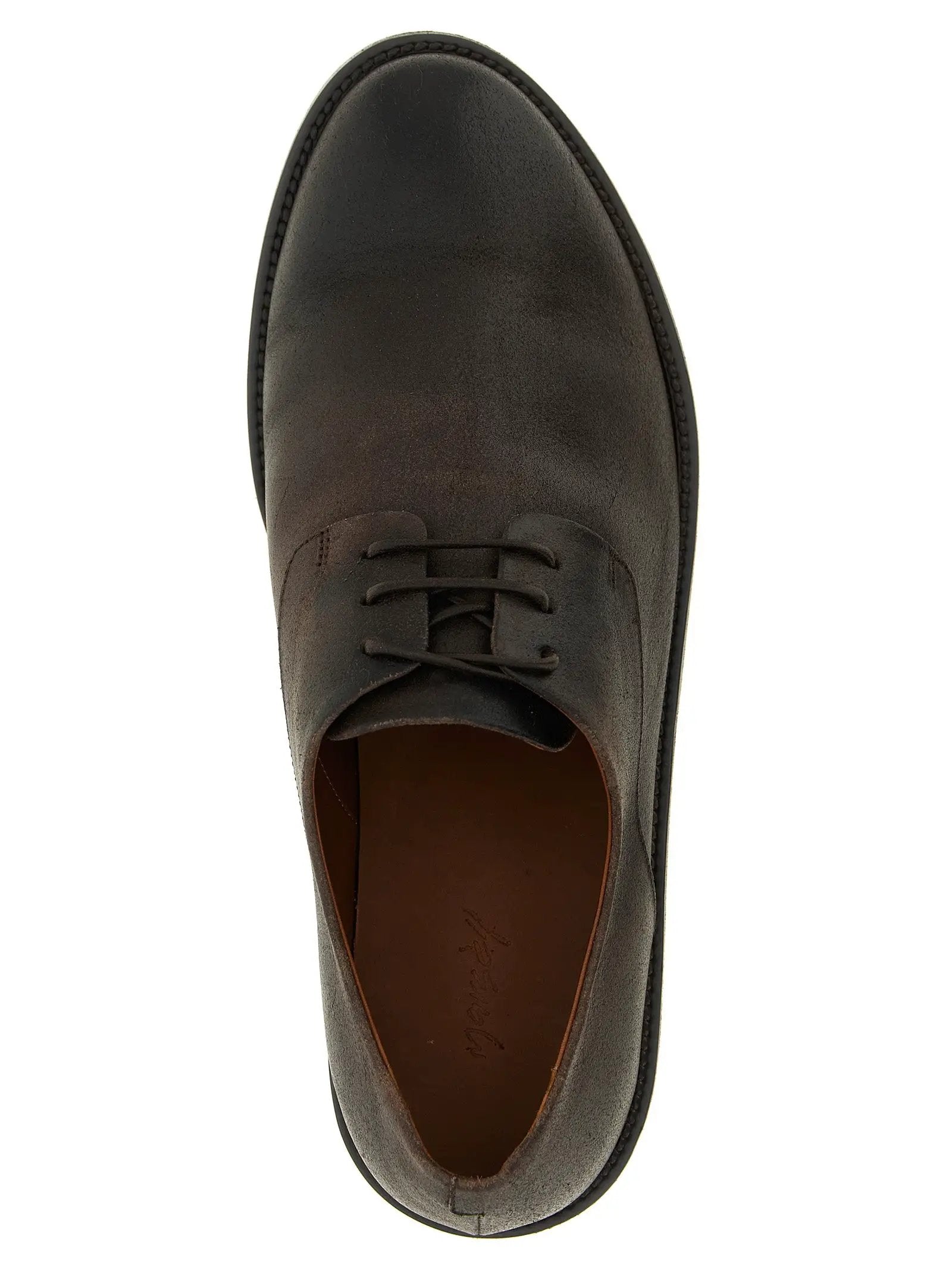 Marsell Brown Calfskin Oxfords And Derbies