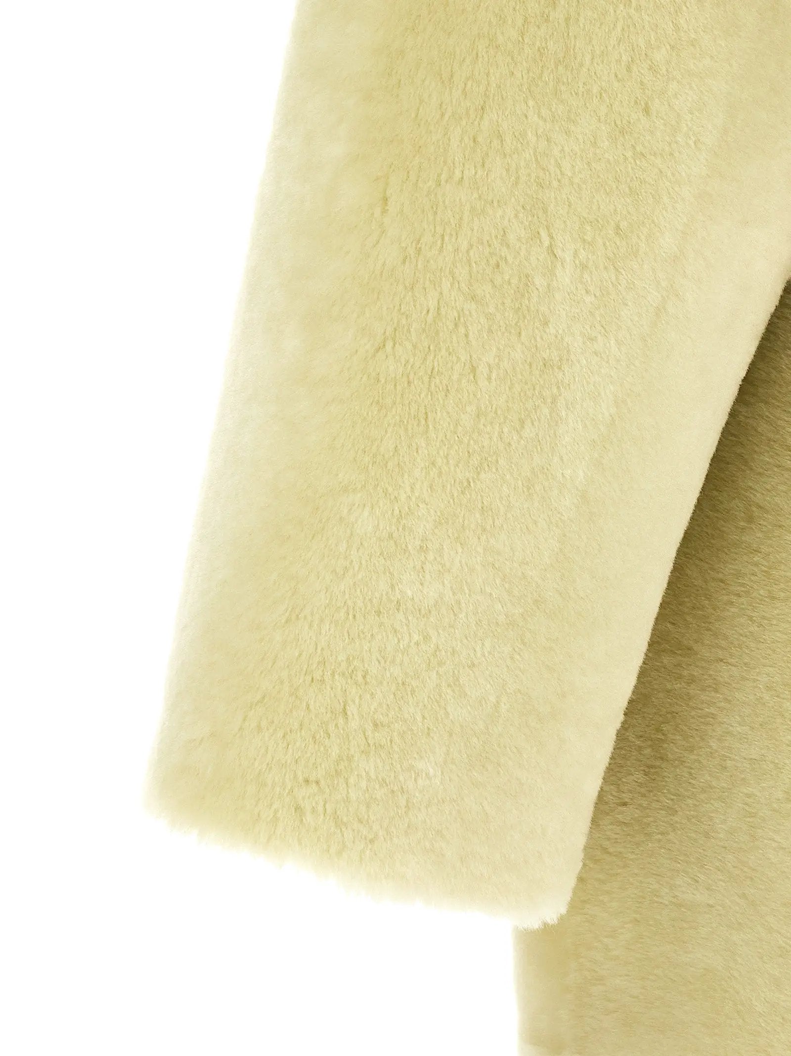 BLANCHA BLANCHA Bicolor Lamb Fur Coat