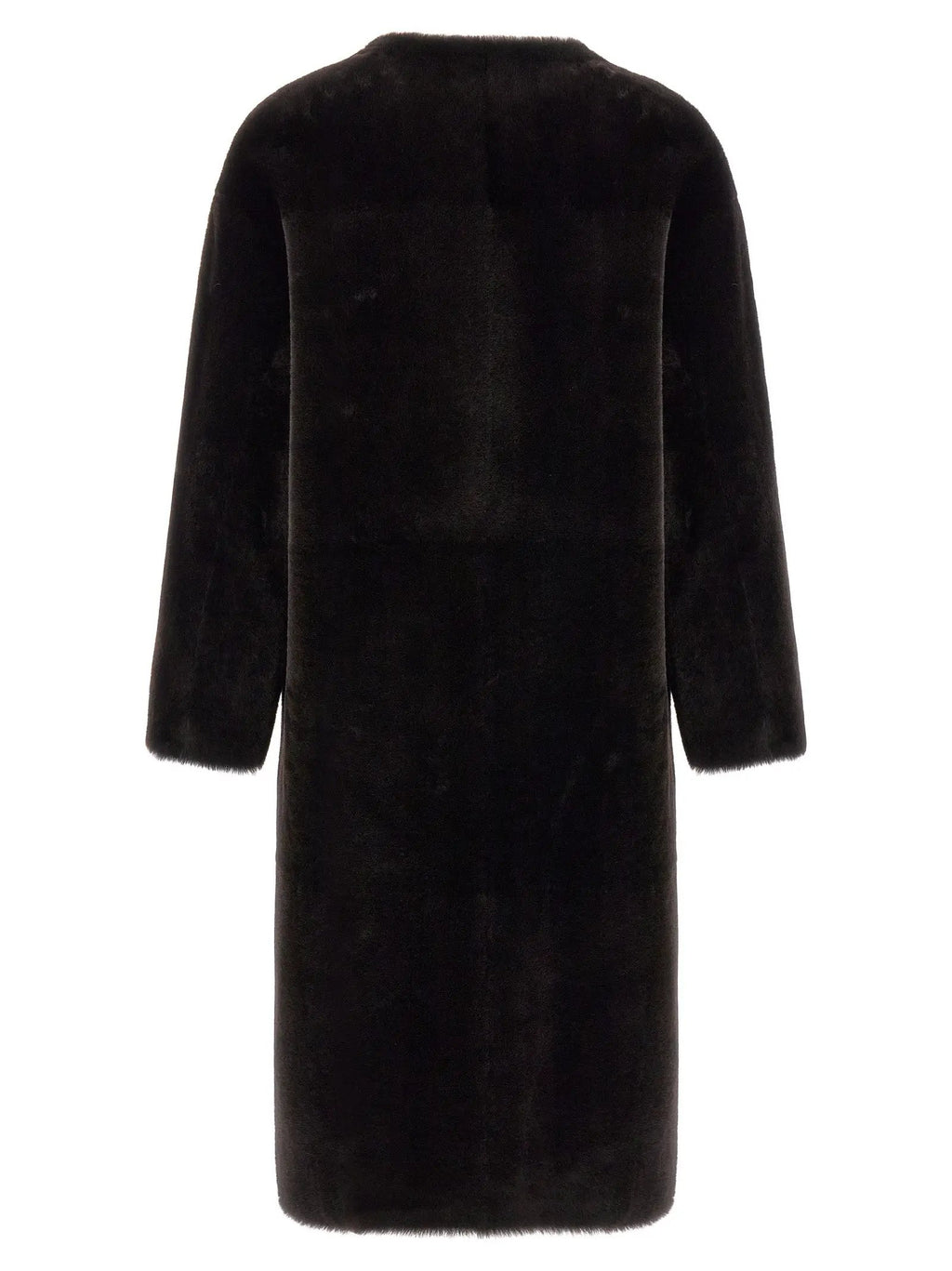 BLANCHA BLANCHA Brown Lamb Fur Coat