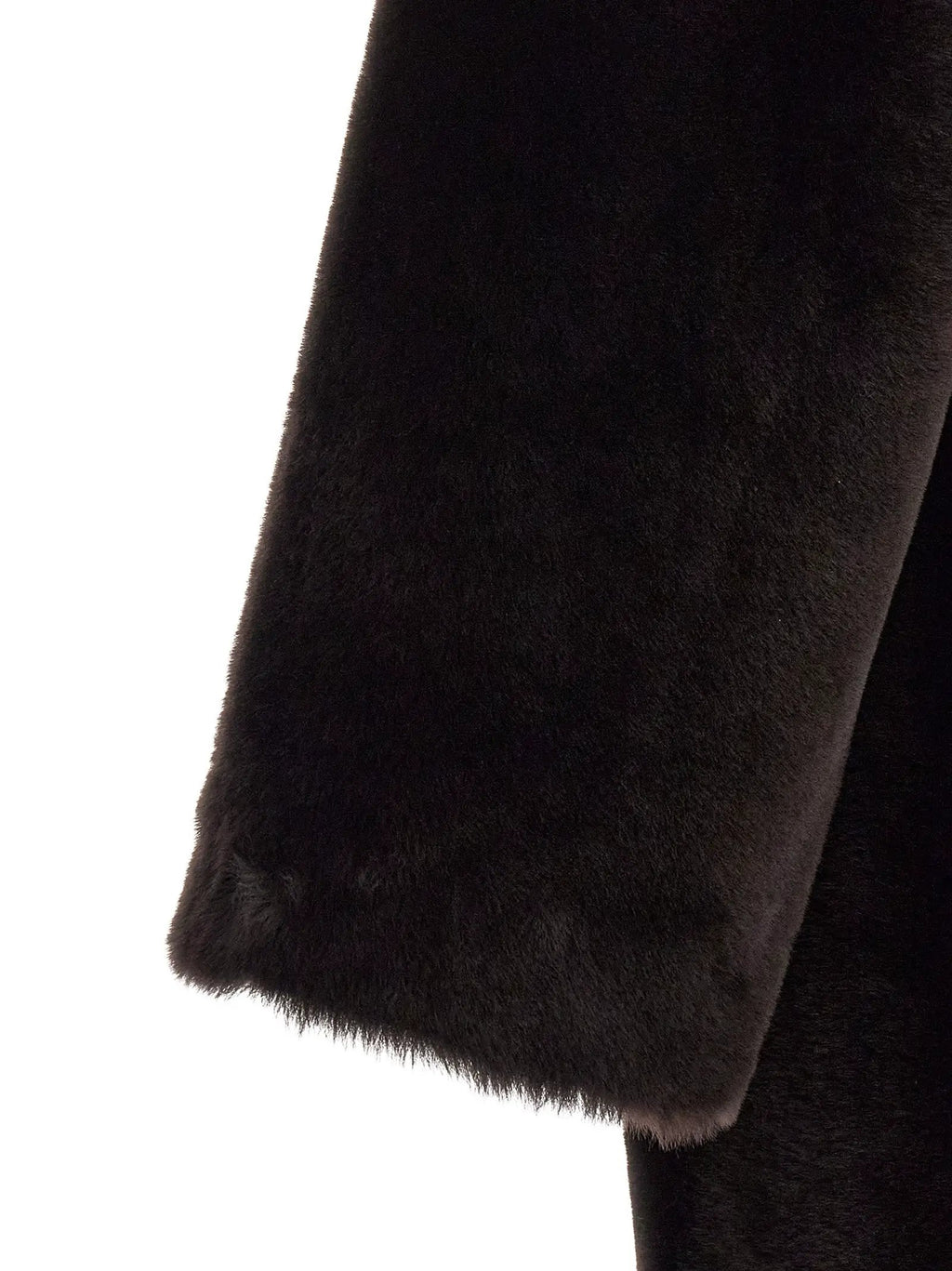 BLANCHA BLANCHA Brown Lamb Fur Coat