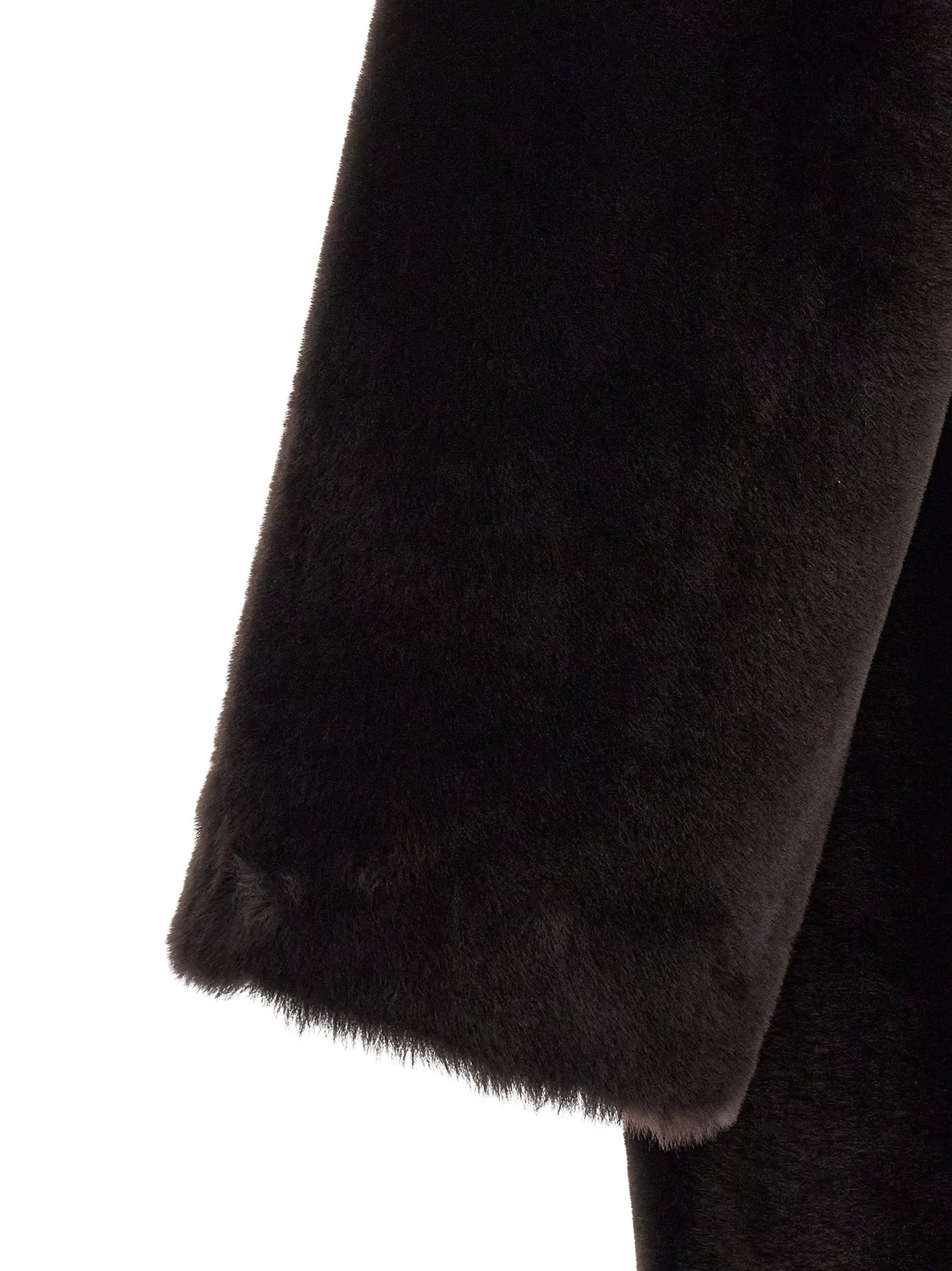 BLANCHA BLANCHA Brown Lamb Fur Coat