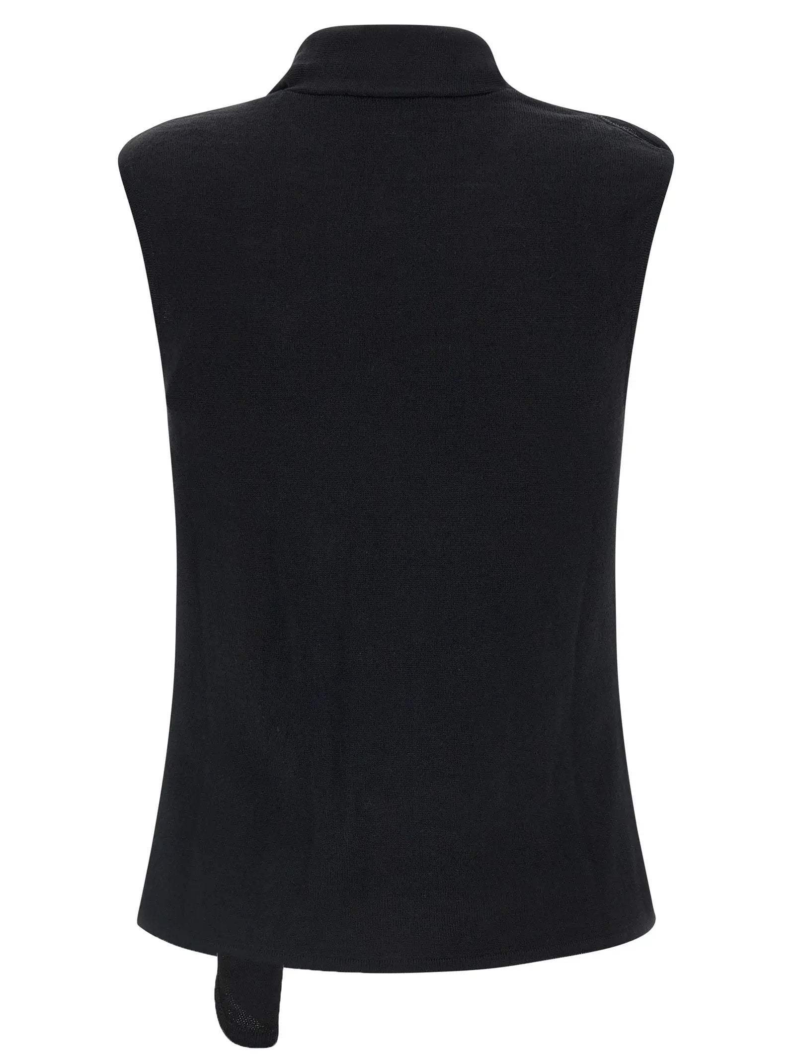 Lemaire Black Wool Sleeveless Jacket