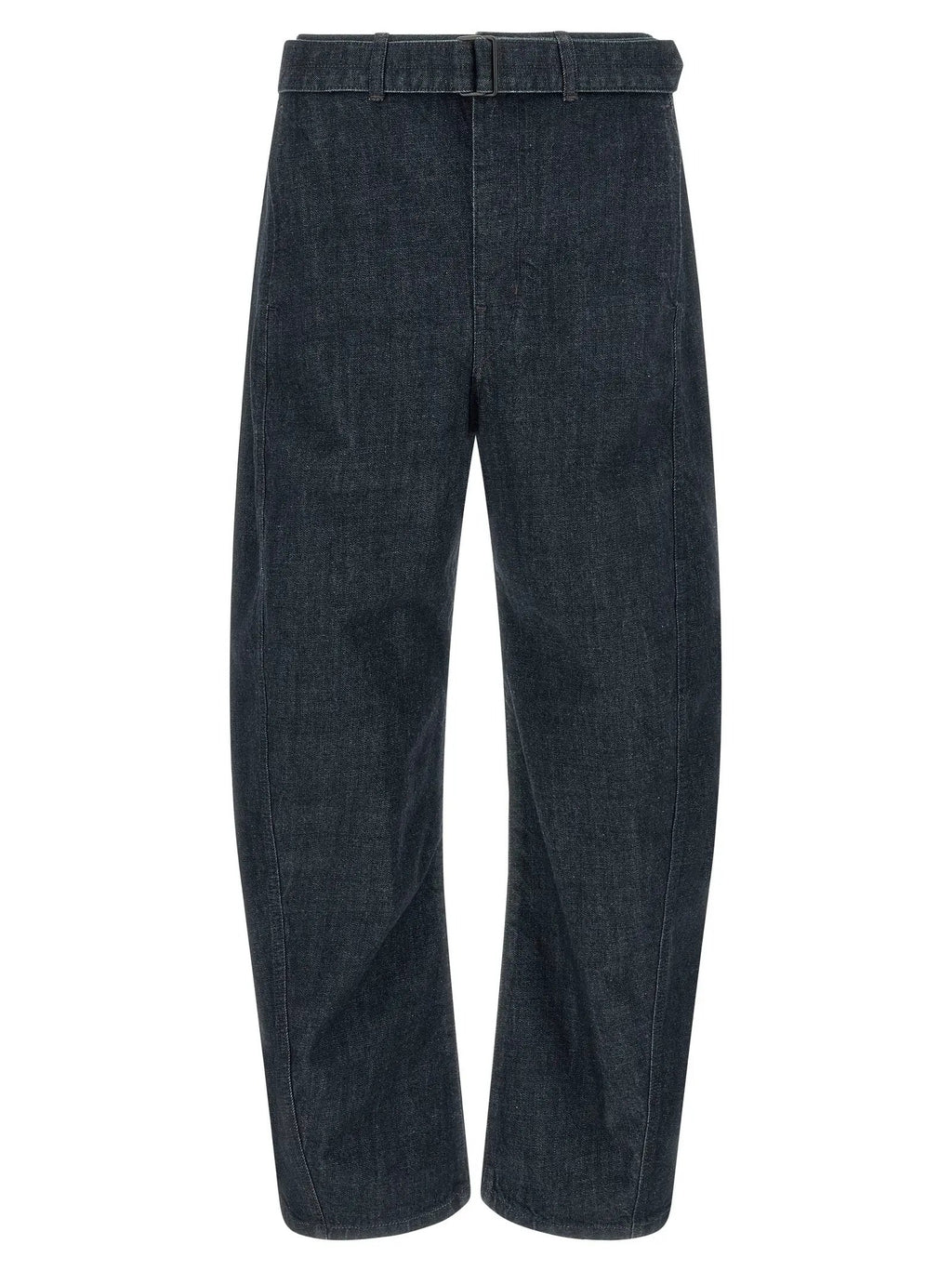 Lemaire Blue Cotton Tapered Jeans