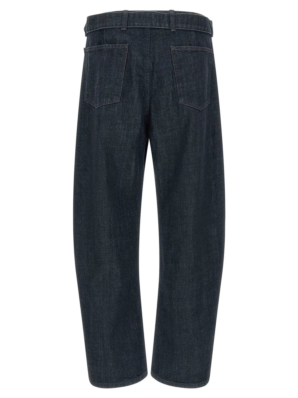 Lemaire Blue Cotton Tapered Jeans