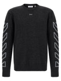Off-White Gray Wool Cardigan