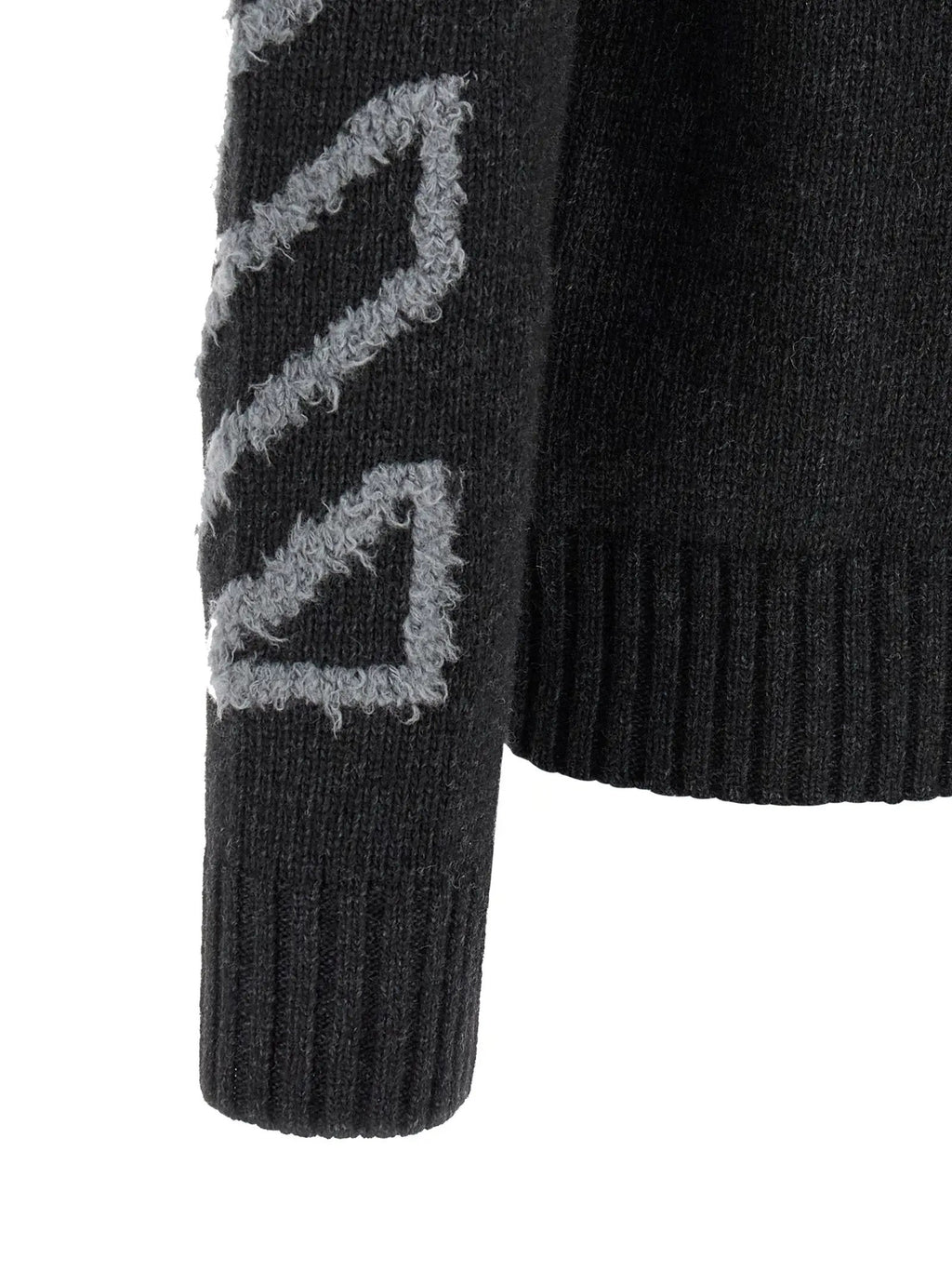 Off-White Gray Wool Cardigan