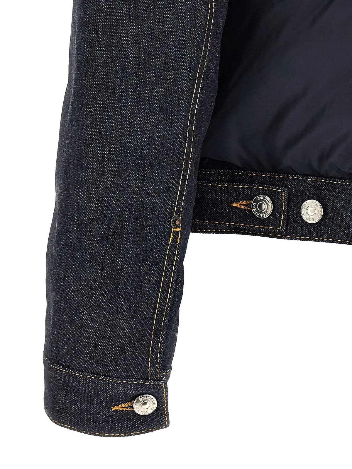 Veste en denim bleu en coton Dsquared²