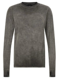 Thom Krom Gray Viscose T-Shirt