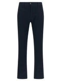 Incotex Blue Cotton Casual Pants