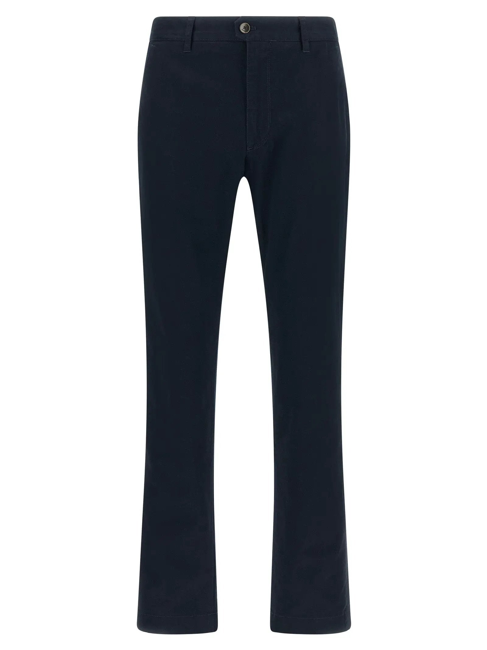 Incotex Blue Cotton Casual Pants