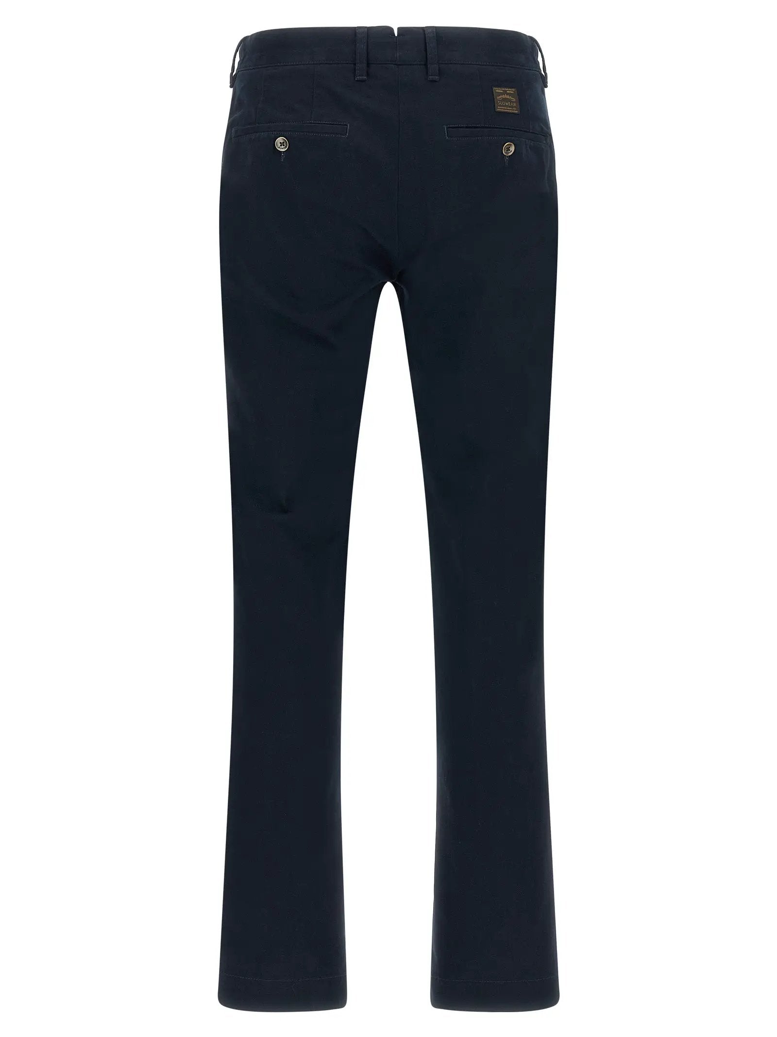 Incotex Blue Cotton Casual Pants