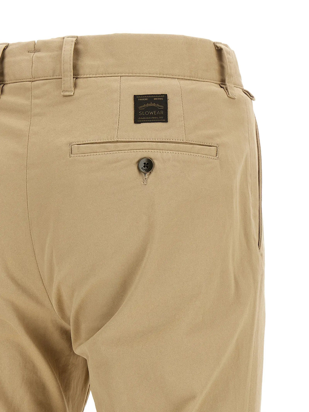Incotex Beige Cotton Chino Pants