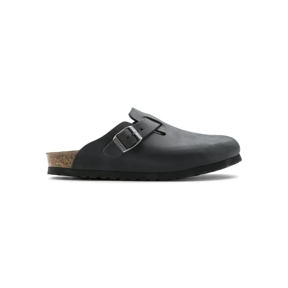Birkenstock Black Synthetic Mules
