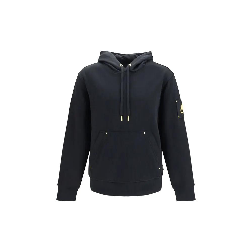Moose Knuckles Black Cotton Sweatshirt